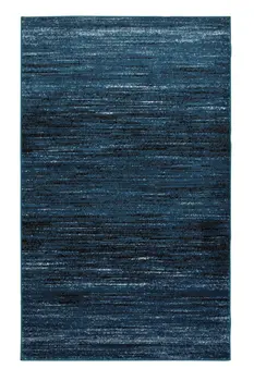 5' X 7' Blue Abstract Ocean Area Rug