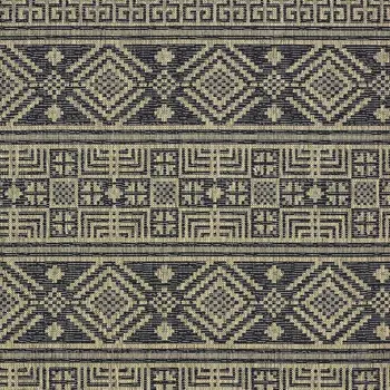 8' X 10' Brown And Black Indoor Outdoor Area Rug