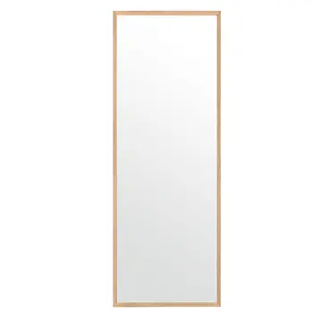 Wooden Full Length Mirror Floor Mirror with Stand