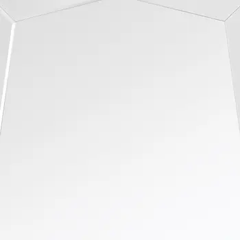 36" Clear Glass Framed Accent Mirror