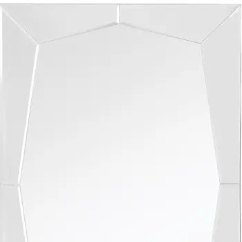 36" Clear Glass Framed Accent Mirror