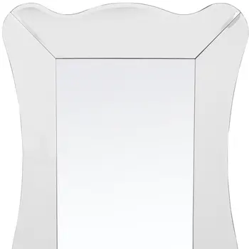 65" Clear Novelty Glass Framed Full Length Hanging Mirror