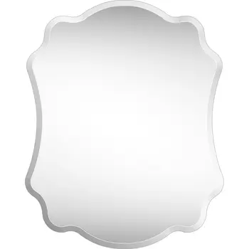 Silver Novelty Accent Glass Mirror