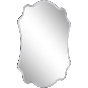 Silver Novelty Accent Glass Mirror