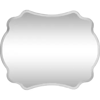 Silver Novelty Accent Glass Mirror