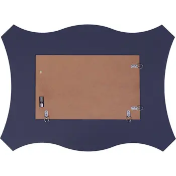 32" Silver Novelty Glass Framed Accent Mirror