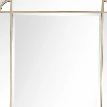 46" Champagne Framed Accent Mirror
