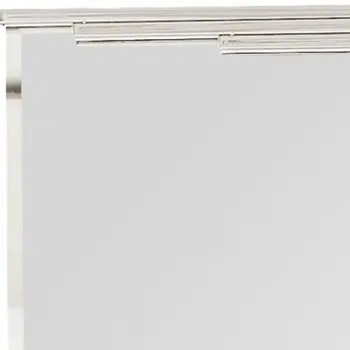 46" Silver Framed Accent Mirror
