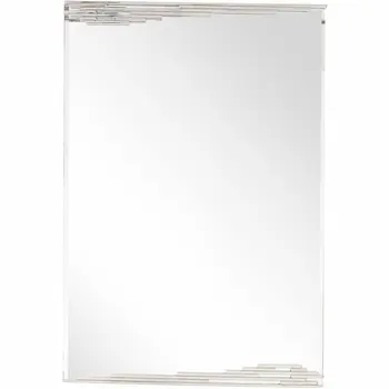 46" Silver Framed Accent Mirror