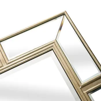 45" Silver Framed Accent Mirror