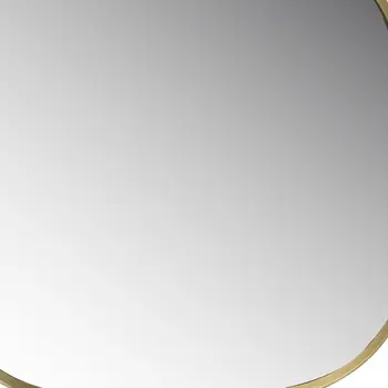 11" Golden Square Frame Handheld Mirror