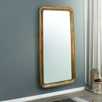 58" Gold Framed Accent Mirror