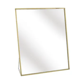 10" Gold Framed Makeup Shaving Tabletop Mirror