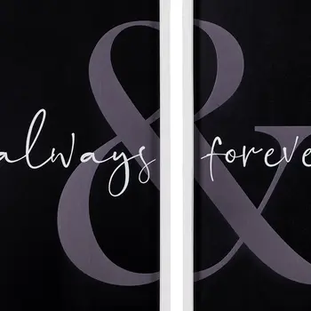 Two Piece Always and Forever Wall Art