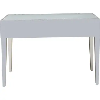 48" Silver Mirrored Glass Console Table