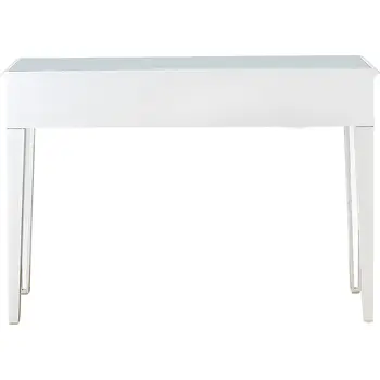 Silver Glass Mirror Console Table