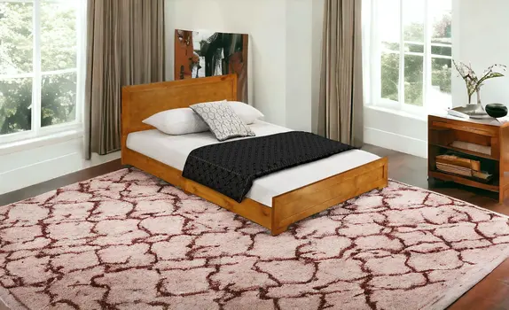 Oak Wood King Bed Frame