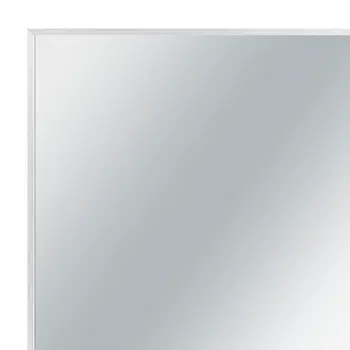 Silver Rectangular Wall Mirror