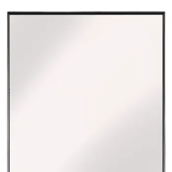 59" Black Metal Framed Full Length Mirror