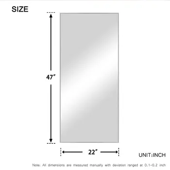 Silver Framed Wall Mirror