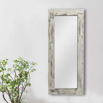 Dark Gray Solid Wood Framed