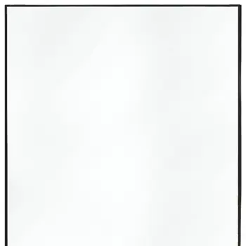 51" Black Metal Framed Full Length Hanging Mirror