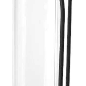 Set of Three Black Abstract Cylinder Metal Table Vase
