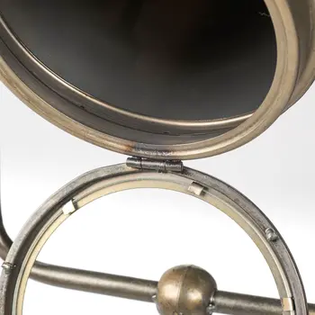 61" Gold LED Floor Lamp With Gold Metal Shade