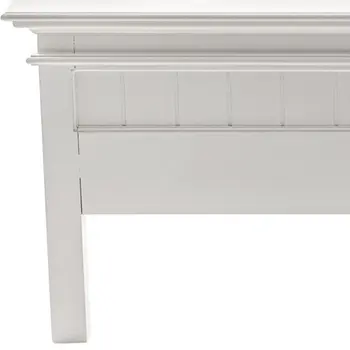 Classic White Panel King Size Bed
