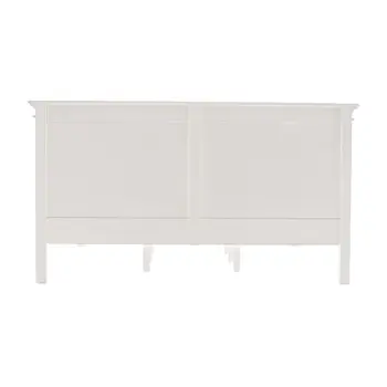 Classic White Panel King Size Bed