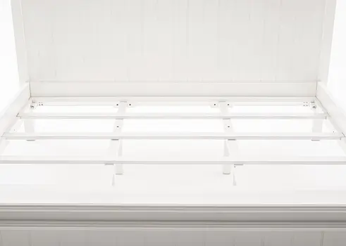Classic White Panel King Size Bed