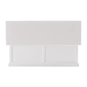 55" White Solid Wood Chest