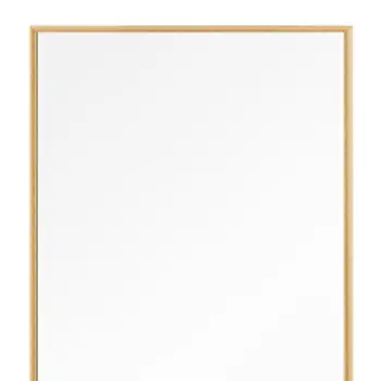 51" Gold Metal Framed Freestanding Standing Mirror