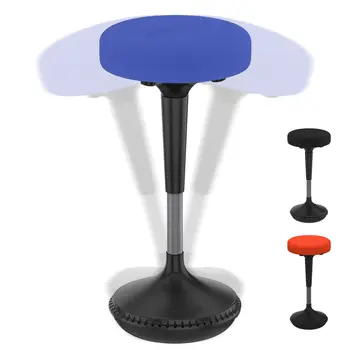 Blue Tall Swivel Active Balance Chair