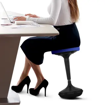 Blue Tall Swivel Active Balance Chair