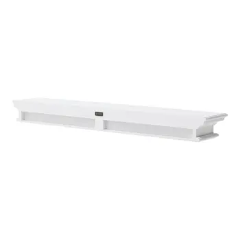 47" Classic White XL Floating Wall Shelf