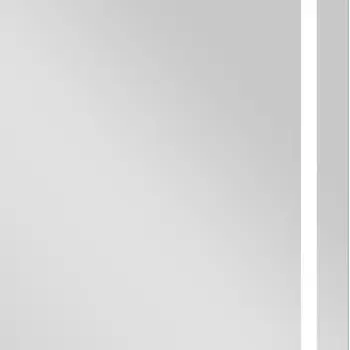 Petite LED Strip Rounded Rectangle Wall Mirror