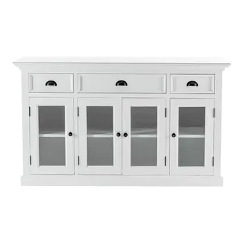 Modern Farmhouse White Buffet Server