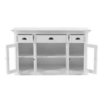 Modern Farmhouse White Buffet Server