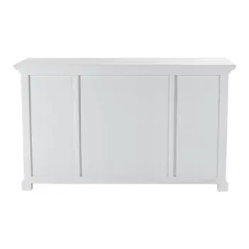Modern Farmhouse White Buffet Server