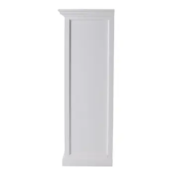 52" White Two Drawer Storage Cabinet With Baskets