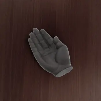 Black Cast Iron Hand Shaped Sculpture