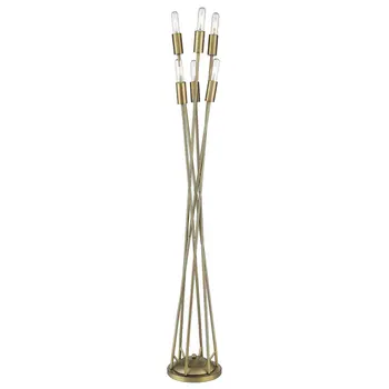 60" Six Light Torchiere Floor Lamp