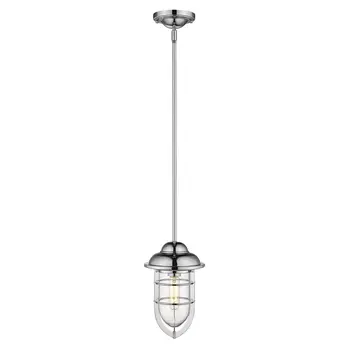 Silver Teardrop Shape Pendant Light