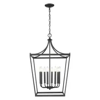 Kennedy 8-Light Matte Black Pendant