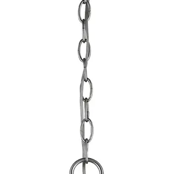 Minimalist Silver Metal Pendant Hanging Light