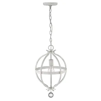 Callie 1-Light Country White Pendant