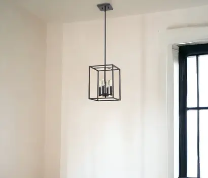 Cobar 4-Light Matte Black Pendant