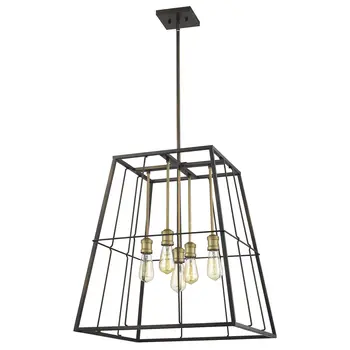 Charley 5-Light Oil-Rubbed Bronze Pendant