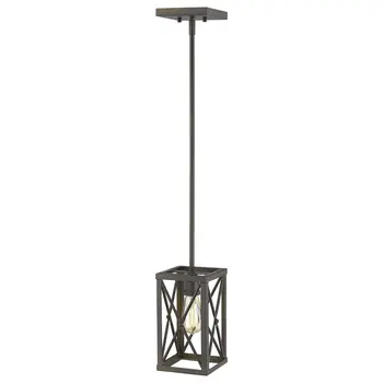 Bronze Metal Geometric Mini Pendant Hanging Light